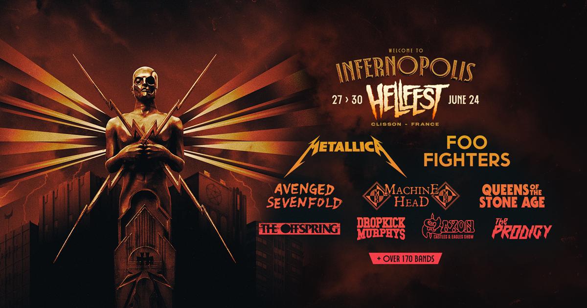 Le Hellfest dévoile son affiche 2024 Yvon